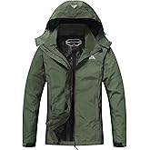 DECKTIN Women's Waterproof Rain Jacket Hooded Lightweight Rainoats Outdoor Hiking Jacket Travel Windbreaker