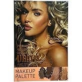 Multi-Color Makeup Palette Book – 48 Eyeshadow Shades + 6 Blush, Highlighter & Contour Powders | Multi-Functional Professional Matte & Shimmer Makeup Kit for Eyes & Face
