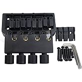 Guyker ALP 4 String Headless Bass Bridge Accessories WB1001 Black