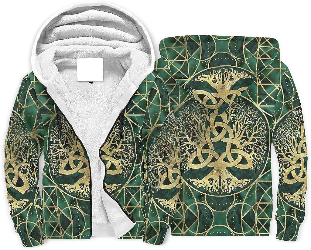 Jahrgang Golden Wikinger Baum des Lebens Keltisch Knoten Nordisch