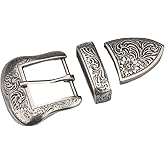 kokungkuan Men Western Cowboy Antique Belt Buckle Set Tang dynasty flower design