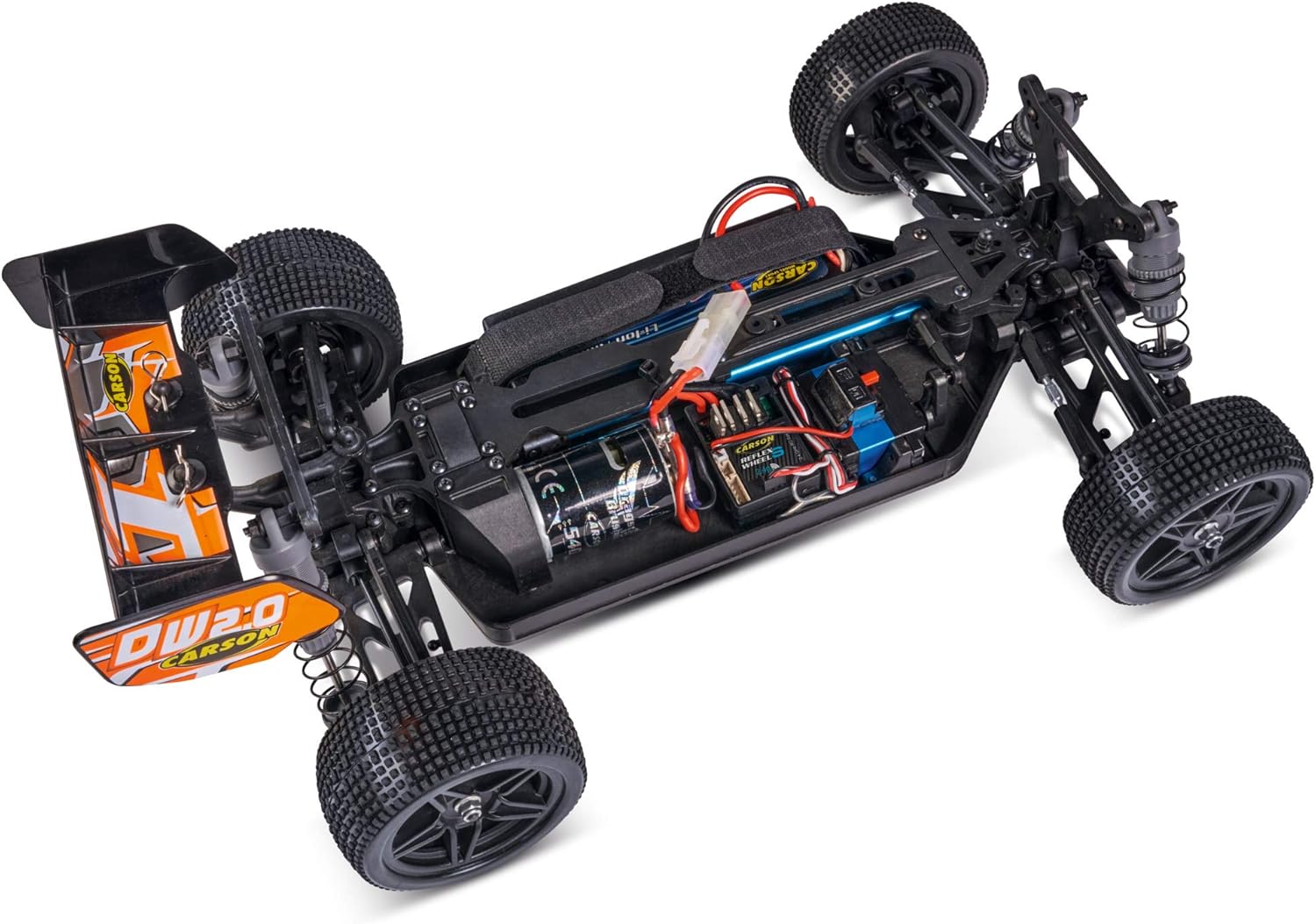 Carson 1:10 X10 Dirt Warrior Sport 2.0 100% RTR Remote Control Car Off Road Buggy with Batteries and Remote Control - Image 4