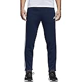 adidas men's athletics essential cotton 3 stripe tapered pants