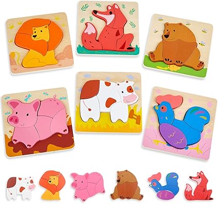 wood puzzles for 3 year olds