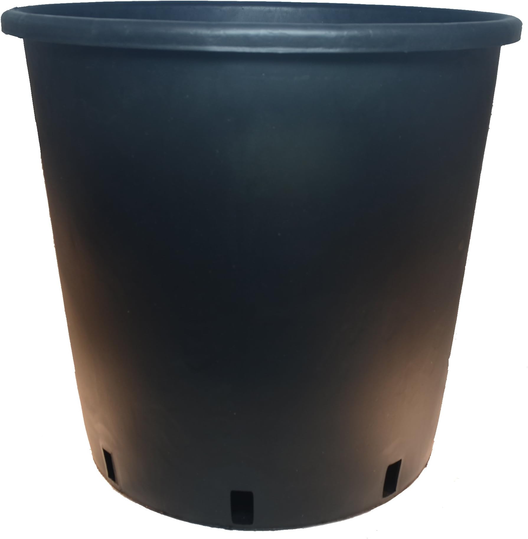 Trade Garden Supplies Pack of 5 Plant Pot, Black, 25 Litre