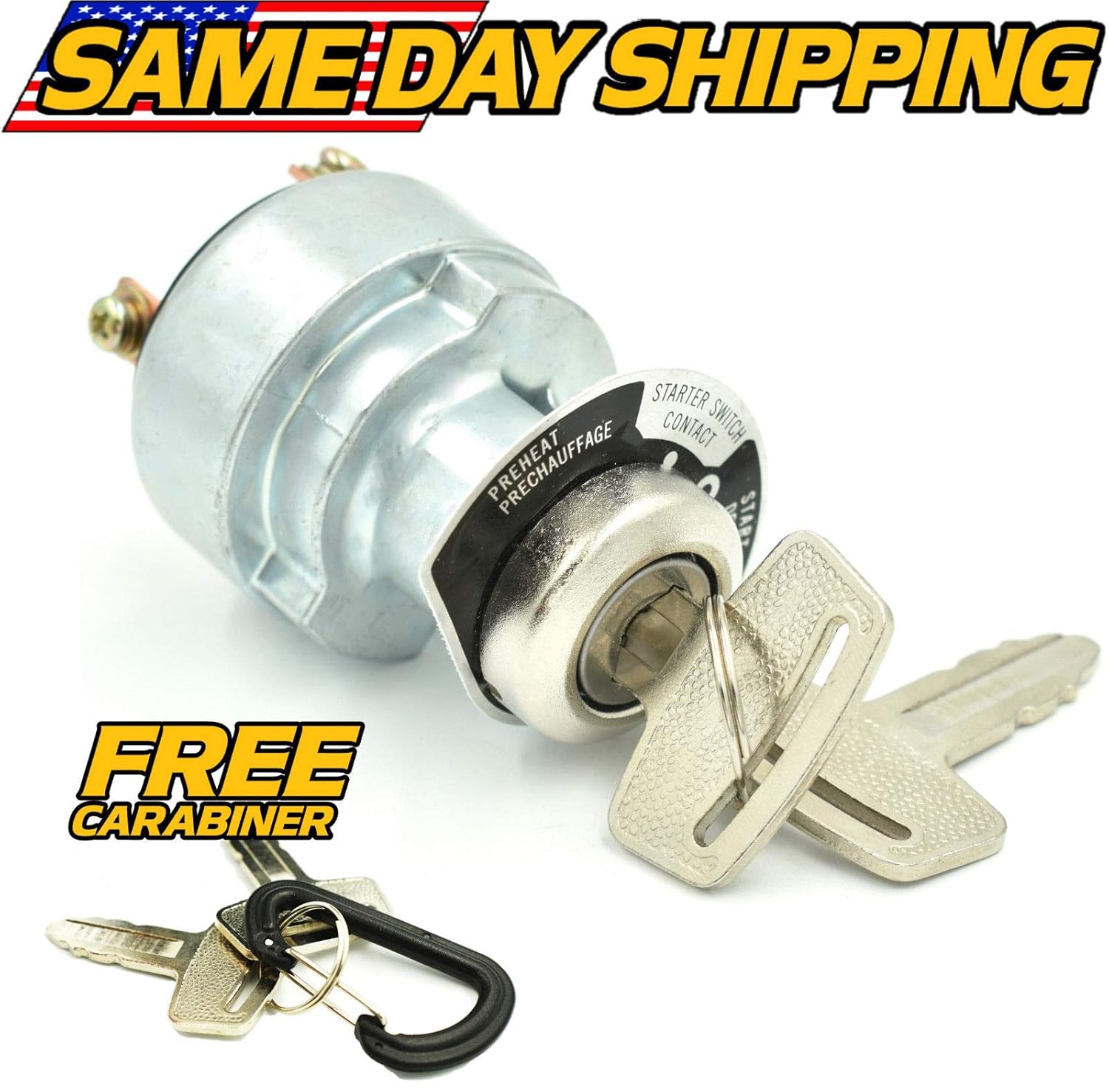 Kubota Engine Ignition Key Starter Switch Assembly 6670655120 w/ 2 Keys