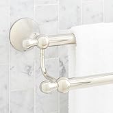 Signature Hardware 955107 Traditional 26-3/4" Towel Bar - Polished Nickel