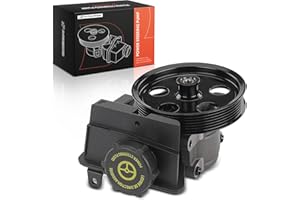 A-Premium Power Steering Pump, with Pulley & Reservoir, Compatible with Ford Focus 2006-2011, Transit Connect 2010-2011, 2.0L