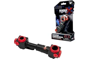 SpyX / Micro Periscope - Portable Spy Toy Gadget to See Around Corners & Peak Over Walls! 2 Models Transforms from Periscope to Telescope. Pocket Size Spy Gear for Kids Role Play