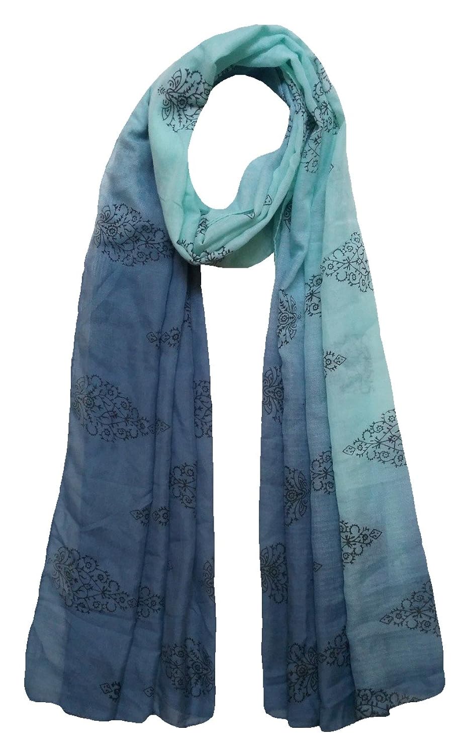 printed poly cotton scarf and stoles for women (combo of five stoles)