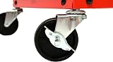 Hilka Tools G301T8BBS 8 Drawer Heavy Duty Trolley Red Steel Ball Bearing Slides view 9