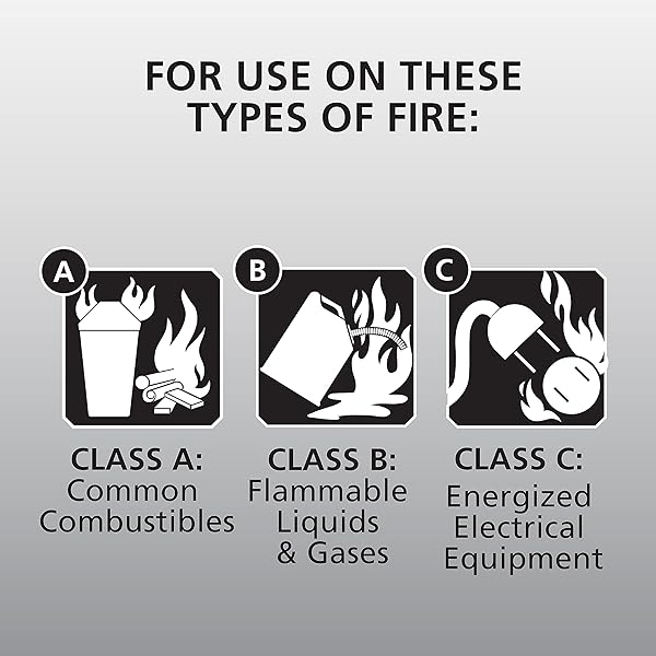 KIDDE FIRE EXTINGUISHER FOR HOME, 1-A:10-B:C, DRY CHEMICAL EXTINGUISHER, RED, MOUNTING BRACKET INCLUDED, 2 PACK