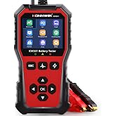 KONNWEI KW341 6V 12V 24V Automotive Battery Tester, Car Battery Load Tester | CCA 10-2000, Cranking &amp; charging test, Supports lead-acid, Lithium,for Car Truck Motorcycle ATV SUV Boat Yacht