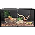 REPTIZOO Large 120 Gallon Reptile Terrarium, Reptile Tank 48" x 24" x 24" Black-Tinted Eco-Terrarium