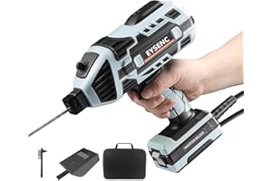 EYSENC Welding Machine, Portable ARC Welder Machine Gun, IGBT Standing Handheld Welding Machine for 3/32"-1/8" Stick Welder,110V Welder 6 variable current adjustment（Grey）