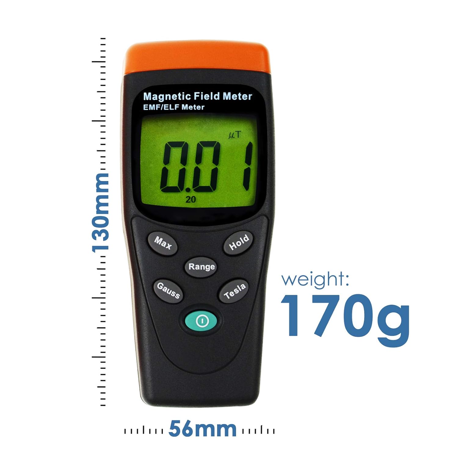 Handheld Digital EMF/elfo 30 Hz a 300 Hz (MG) (µt) Single ...