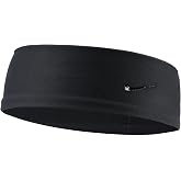 Nike Dri-Fit Head Tie 2.0 Headbands, White/Black, One Size