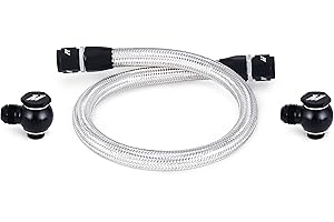 Mishimoto MMSBH-RX8-04 Silver Primary Replacement Oil Line