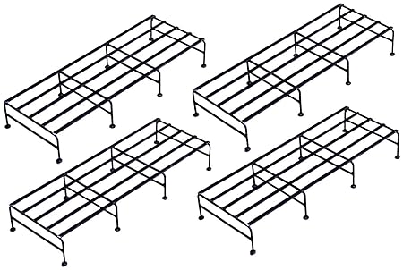Green Touch Havyduty Planter Stand/Pot Stand - 24 inch by 8 inch by 4 inch, 4 Pieces (Pack of 4)