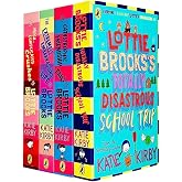 Lottie Brooks Series Collection 4 Books Set By Katie Kirby (The Extremely Embarrassing Life, The Catastrophic Friendship Fails, The Mega-Complicated Crushes &amp; Totally Disastrous School-Trip)