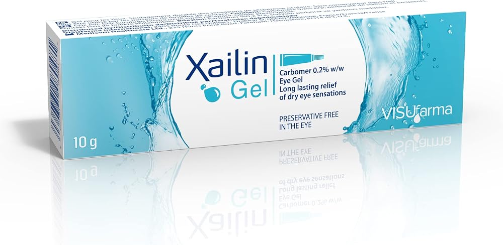 Xailin Gel Dry Eye Lubricant 10g x3 Pack - Preservative Free