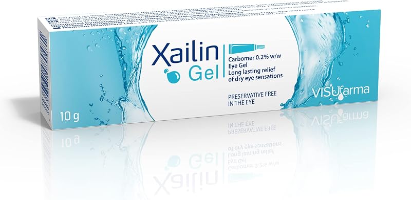 Xailin Gel Dry Eye Lubricant 10g x3 Pack - Preservative Free