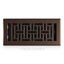 Imperial Manufacturing RG0244 4-Inch By 10-Inch Louvered Floor Register, Almond, Finish Compounds - Canada - View #3