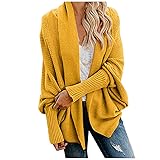 Ladies Sweaters Black 3/4 Sleeve Cardigan for Women