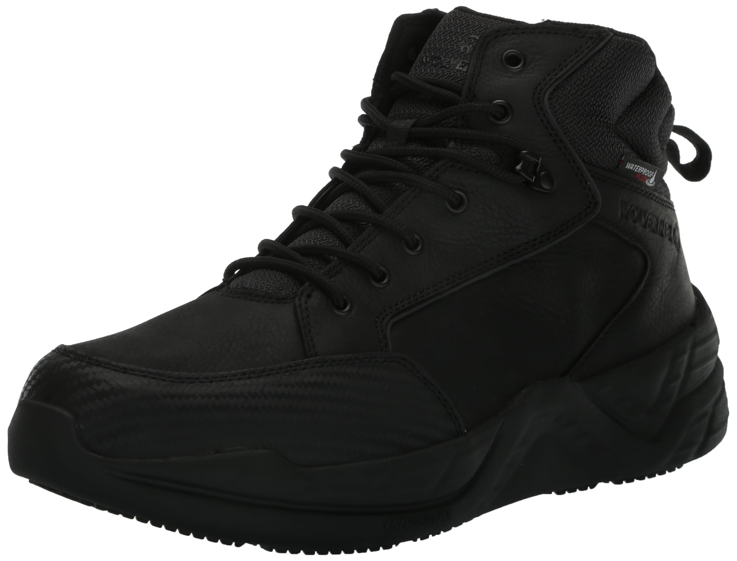 Wolverine Men’s ProShift Mid LX Waterproof Industrial Boot, Black, 9.5