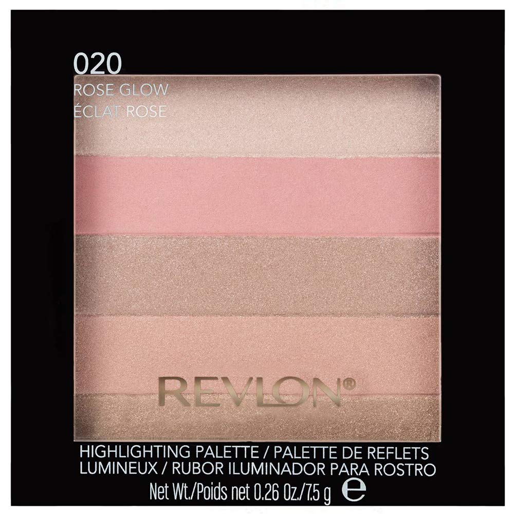 Revlon Highlighting Palette, Rose Glow [020] 0.26 oz (Pack of 3)