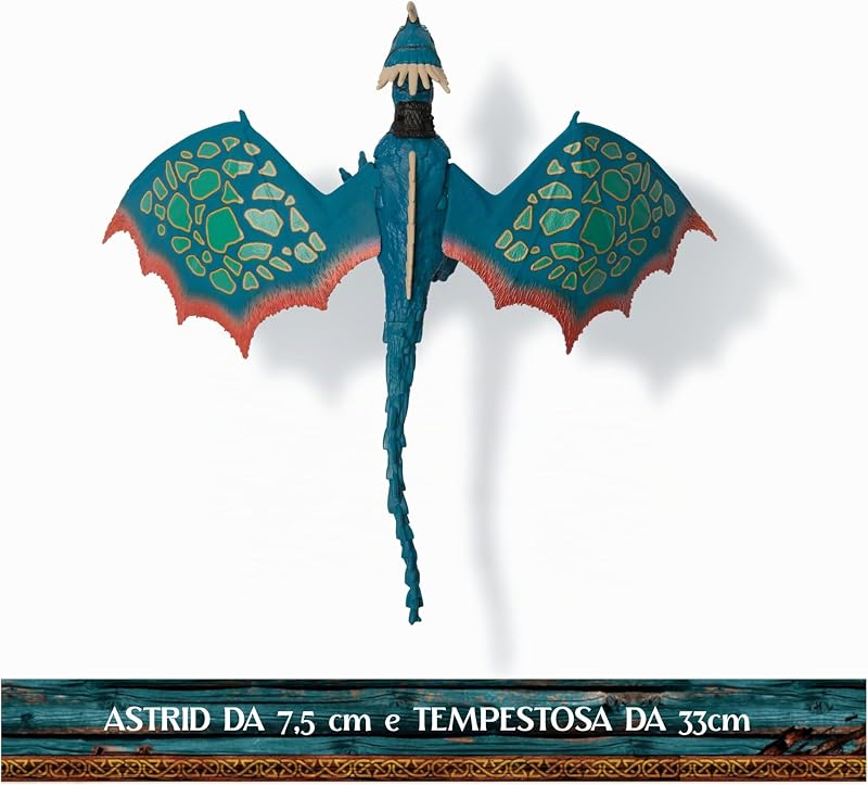 , Dragon Trainer, Tempestosa e Astrid, Drago e Vichingo, Giocattoli per Bambini, 4+ Anni