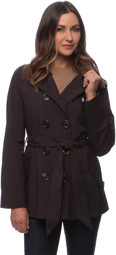 ladies short trench jacket