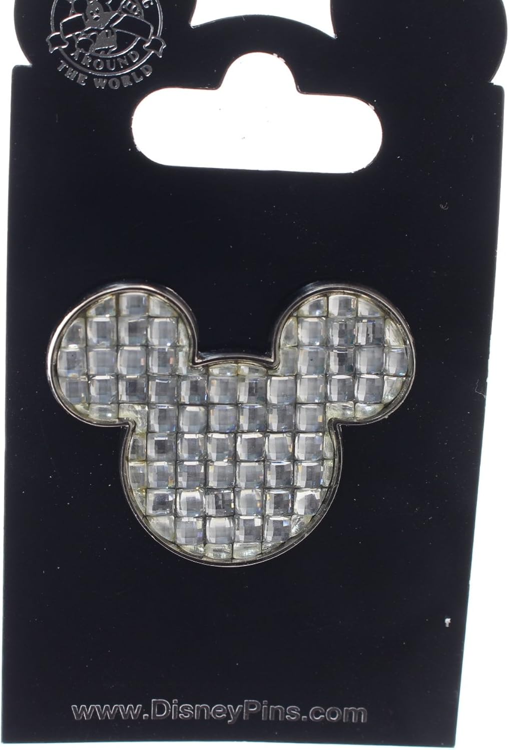 Disney Mickey Mouse Icon White Cubes Pin: Clothing