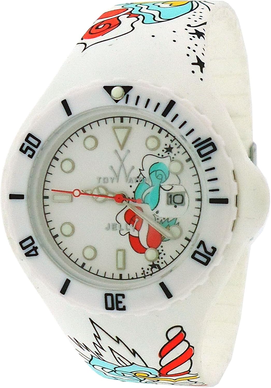 Toy Watch Unisex JYT04WH Quartz Analog Three Hand Watch