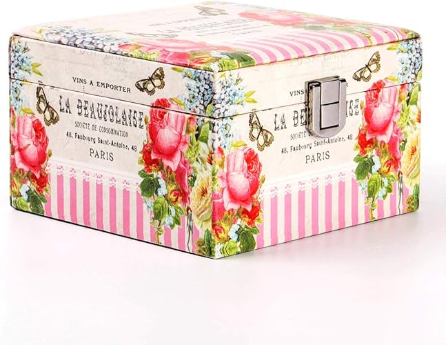Viaje Creativo Caja De Joyería Portátil Pendientes Pendientes Caja De