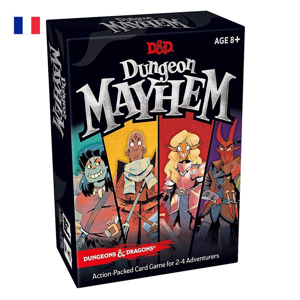 Dungeons & Dragons Jeu de cartes Mayhem, Black, (C61641010)
