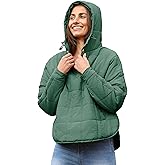 AMEBELLE Women's Oversized Hooded Puffer Jacket Quilted Jackets for Women Lightweight Winter Warm Padded Hoodies Coat