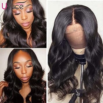 Amazon Com Unice Hair 360 Lace Frontal Wigs Human Hair Pre