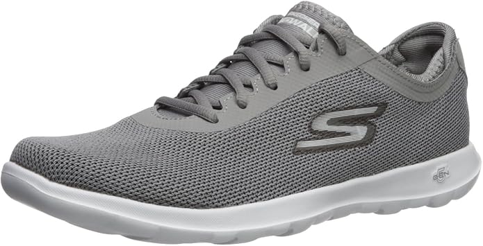 skechers go walk lite mens silver