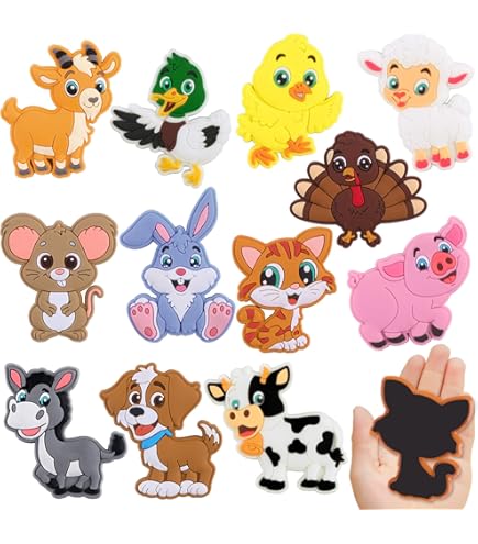 Kramow 42 Imanes De Animales Para Nevera – Figuras De Espuma De 5 Cm – Juguetes Educativos Y Decoración Magnética Para Niños