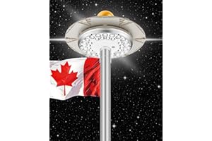Kromart Solar Flag Pole Light Solar Powered, Super Bright 36 LED Flagpole Light Top Mount, Foldable Solar Panels, All-Night I
