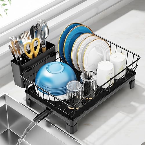 GSlife Small Dish Drying Rack Dish Racks for RV Small Kitchen