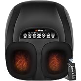 JZBRAIN Shiatsu Foot Massager Machine with Heat : Deep Kneading Foot Massager with Vibration & Compression for Plantar Fasciitis & Neuropathy - Relax for Home Office Use