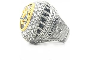 XiaKoMan 2021 LA Football World Champions Replica ring Kupp Donald Stafford with wooden box championship gifts