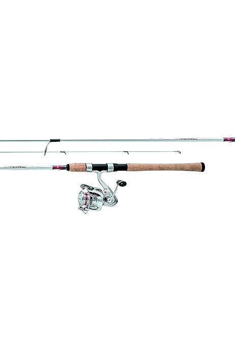 Amazon Com Daiwa Crossfire Lt Spinning Combo 6ft Medium Light 2 Piece Cfltg602ml Silver Sports Outdoors