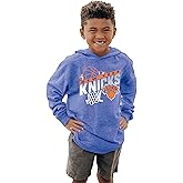 Blue 84 NBA Unisex Kids Nba Officially Licensed Youth Tri-blend Hooded Long Sleeve T-shirt Hoop Team Color