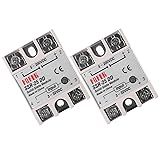 Alinan 2pcs SSR-25DD Solid State Relay DC to DC