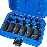 VEHIRETL Torx Plus EPR Socket Set 5 Point EPR Socket 6EPR-32EPR Socket 16pc | with 1/2'' 3/8'' 1/4'' Dr 6EPR 7EPR 8EPR 10EPR 11EPR 12EPR 14EPR 16EPR 18EPR 20EPR 22EPR 24EPR 26EPR 28EPR,30EPR 32EPR Socket