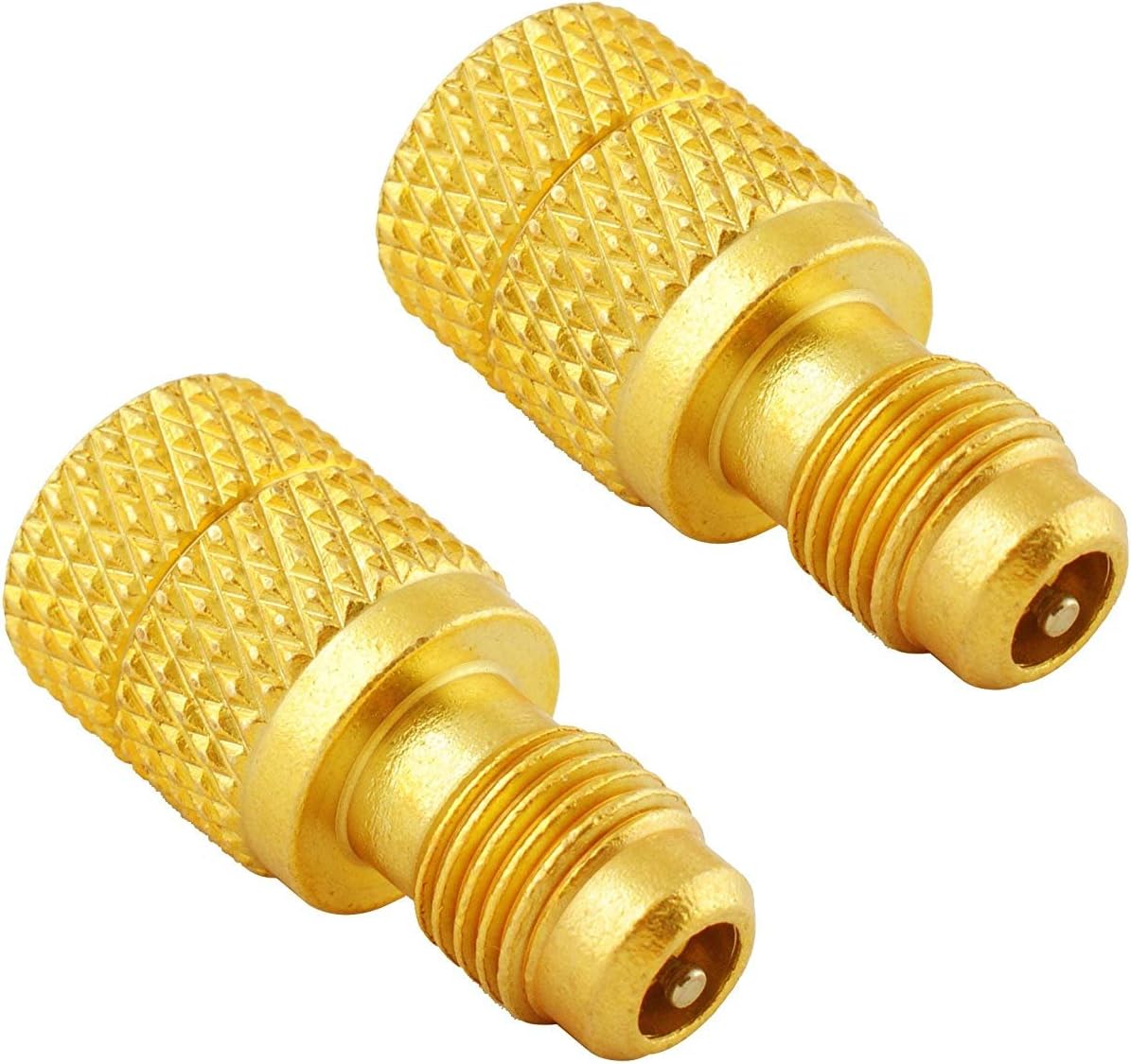 Wadoy R134a Adapter AC Fittings 1/4" Male to 1/2" Female