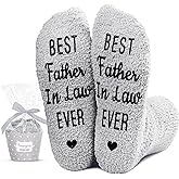HAPPYPOP Fuzzy Socks for Men - Gifts for Grandson Nephew Cousin Godfather Father in Law